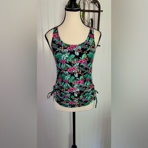 ELLA MAE MAYA‎ SWIM TOP tropical Tankini size small NWT